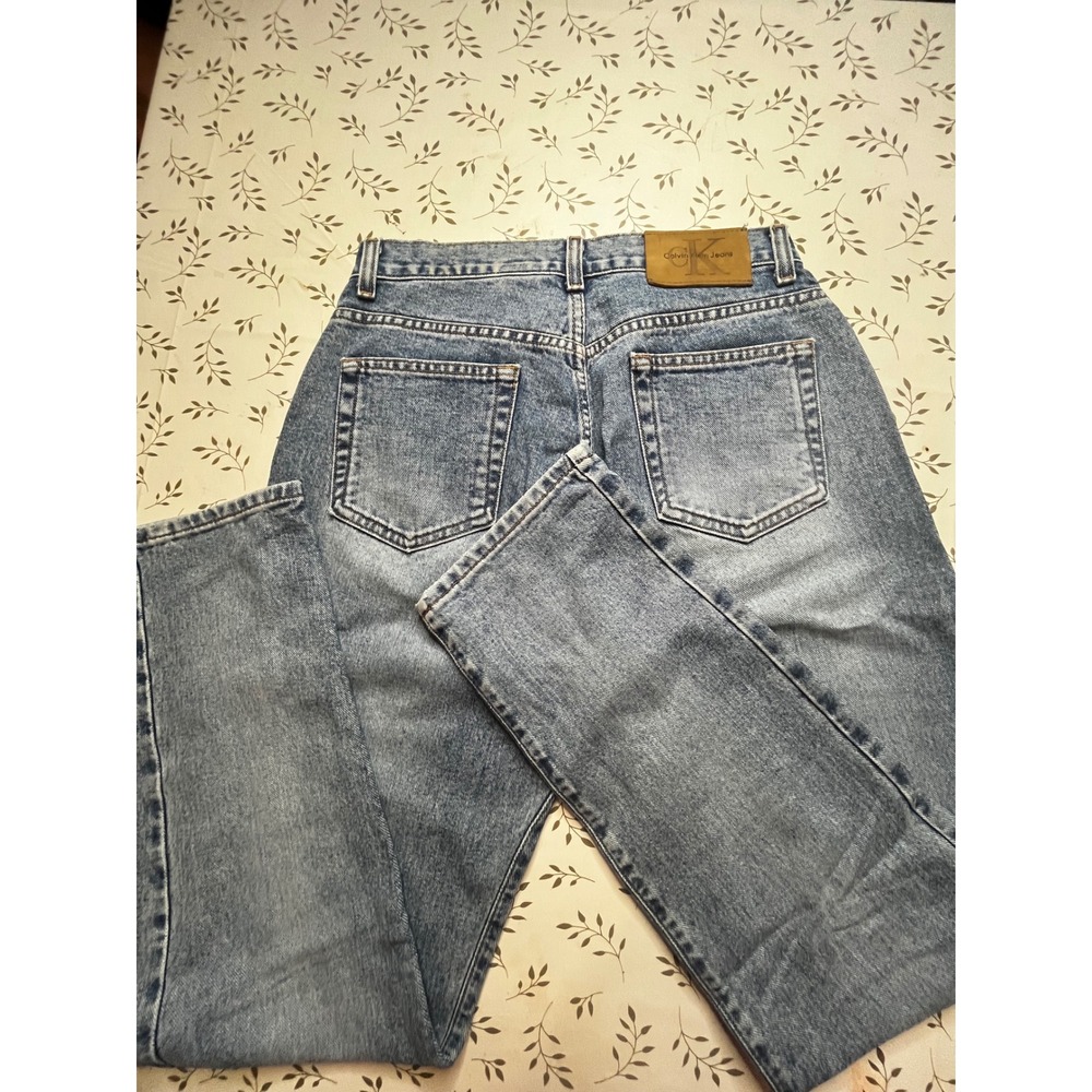 Vintage 90s Calvin Klein Jeans USA Sandblast Easy Fit Button Fly Denim 9 29x30